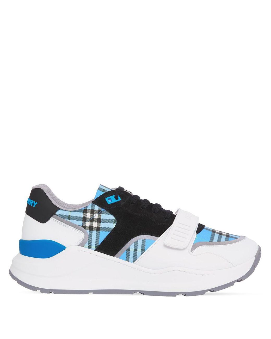 blue burberry trainers