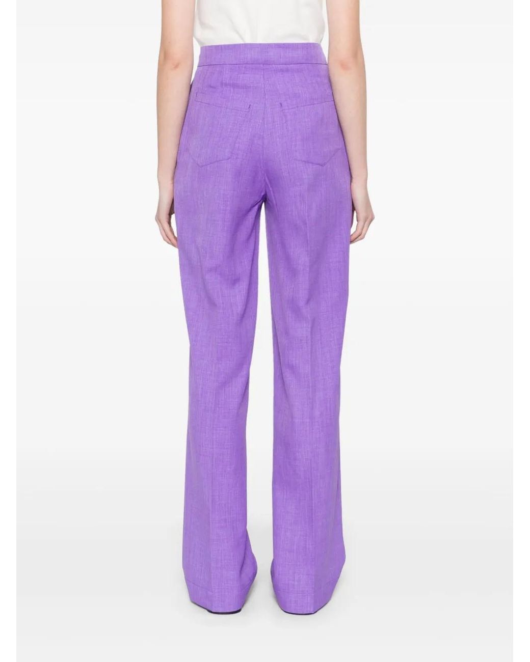 Gcds Purple Tailored Trousers