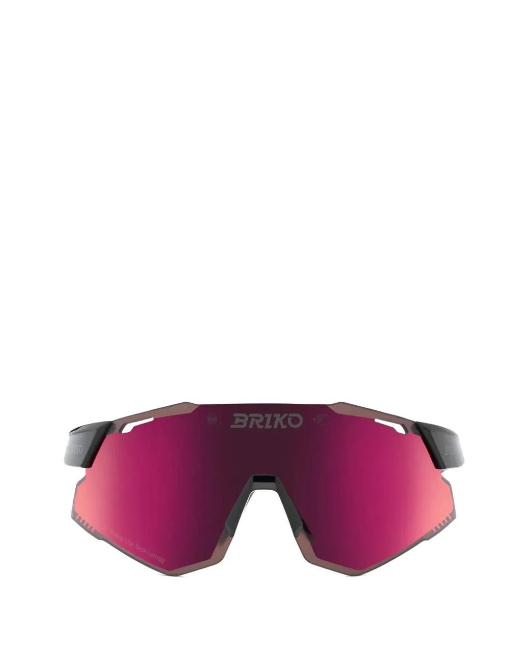Briko Purple Reverb Sharp Lite 3 Geometric-Frame Sunglasses