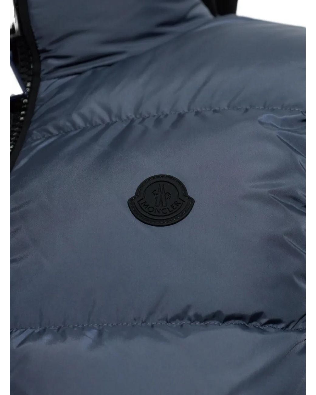 Moncler Blue Gabas Down Vest for men