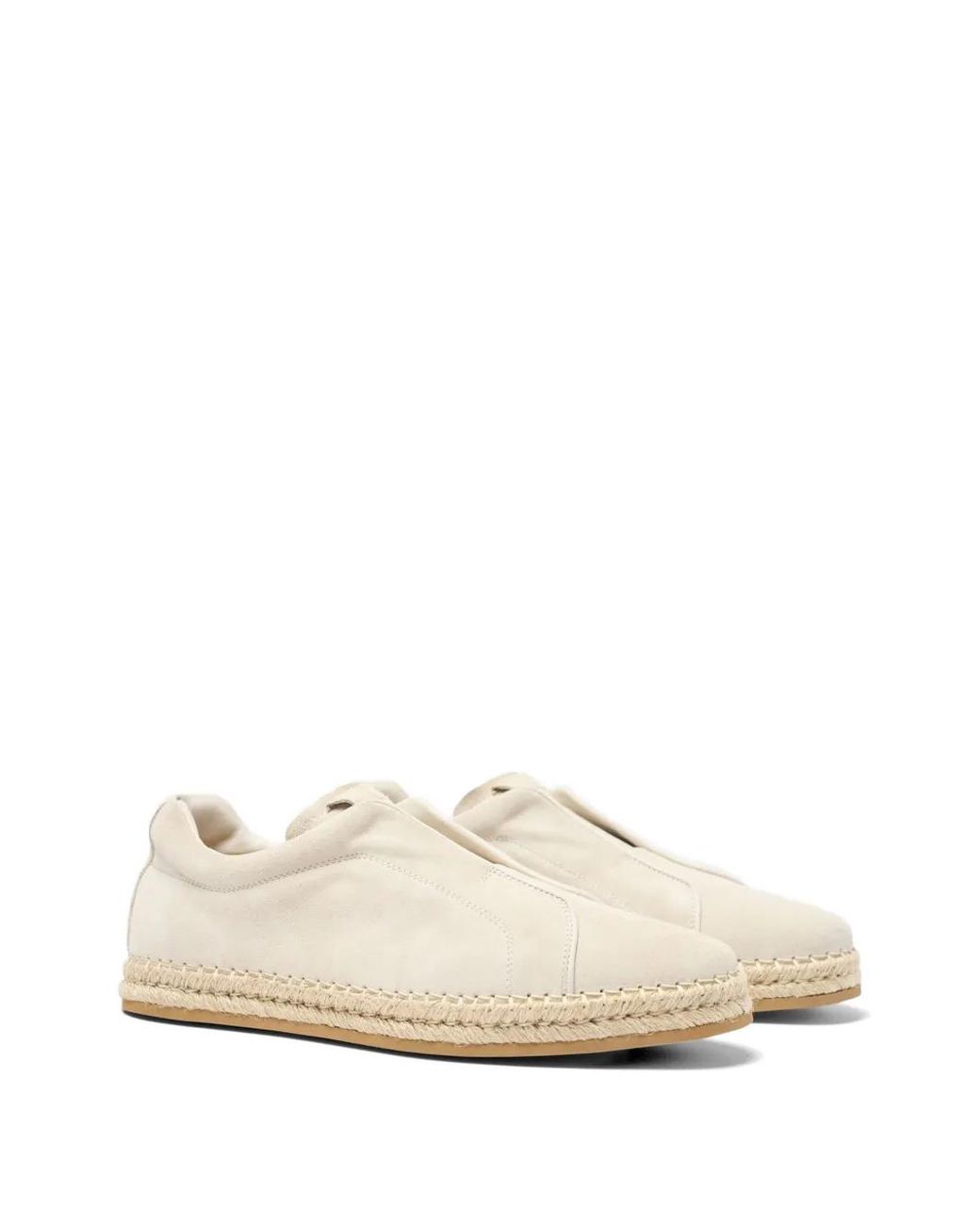 Scarosso White Thiago Suede Espadrilles for men