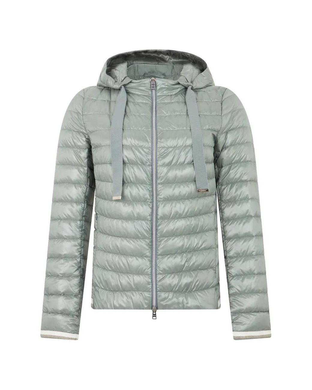 Herno Green Hooded Puffer Jacket