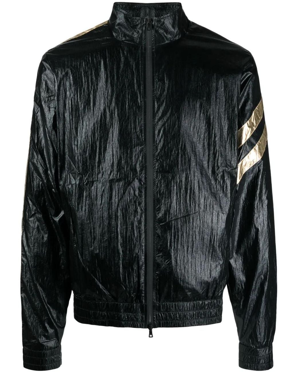 God's Masterful Children Black Astro Mock-Neck Lightweight Jacket for men