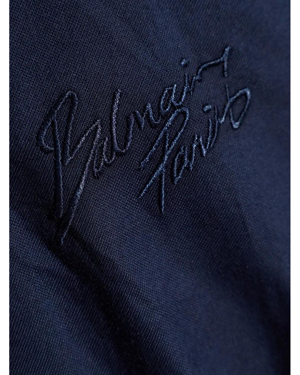 Balmain Blue Long-Sleeve Shirt for men