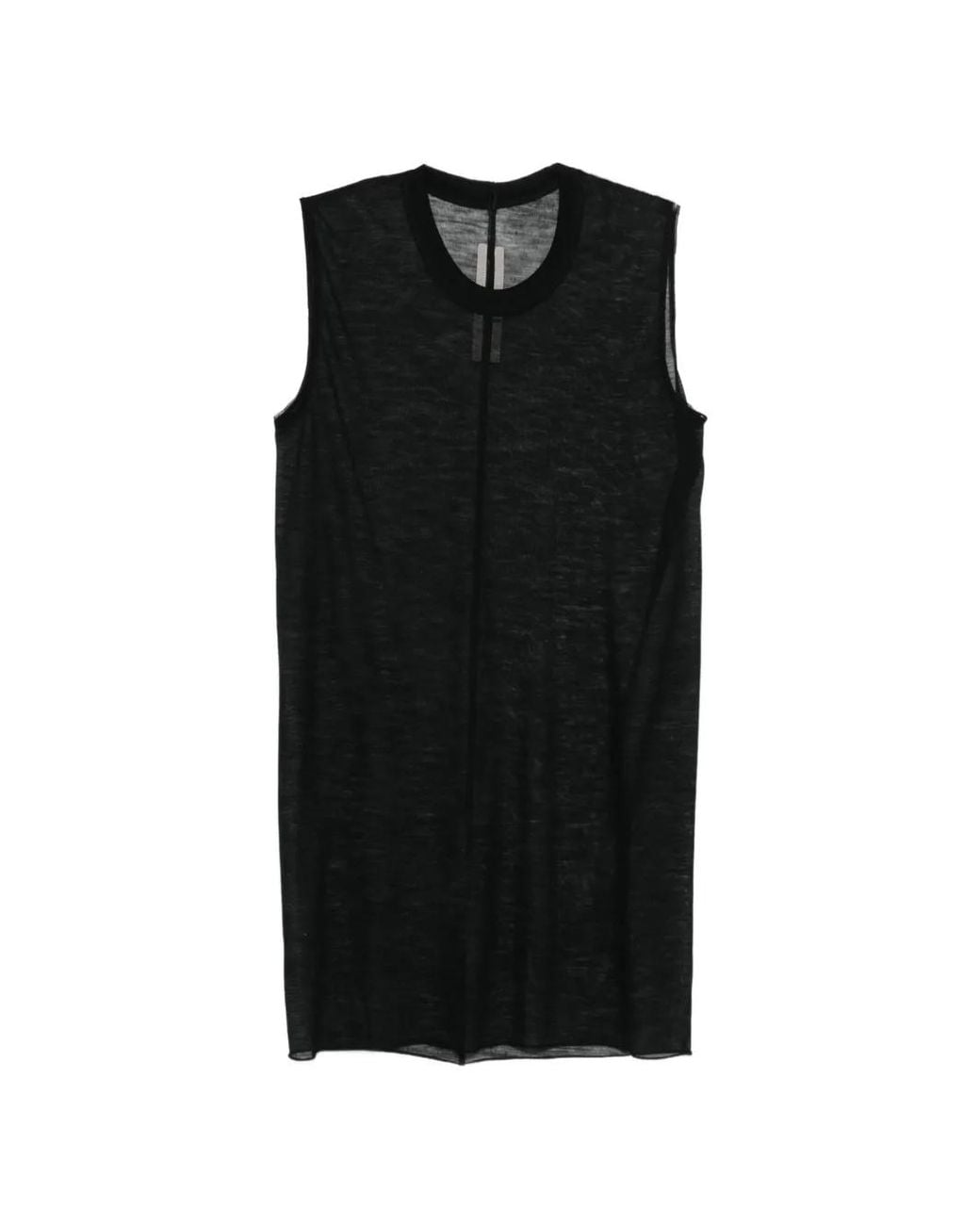 Rick Owens Black Temple Basic Sl T-Shirt for men