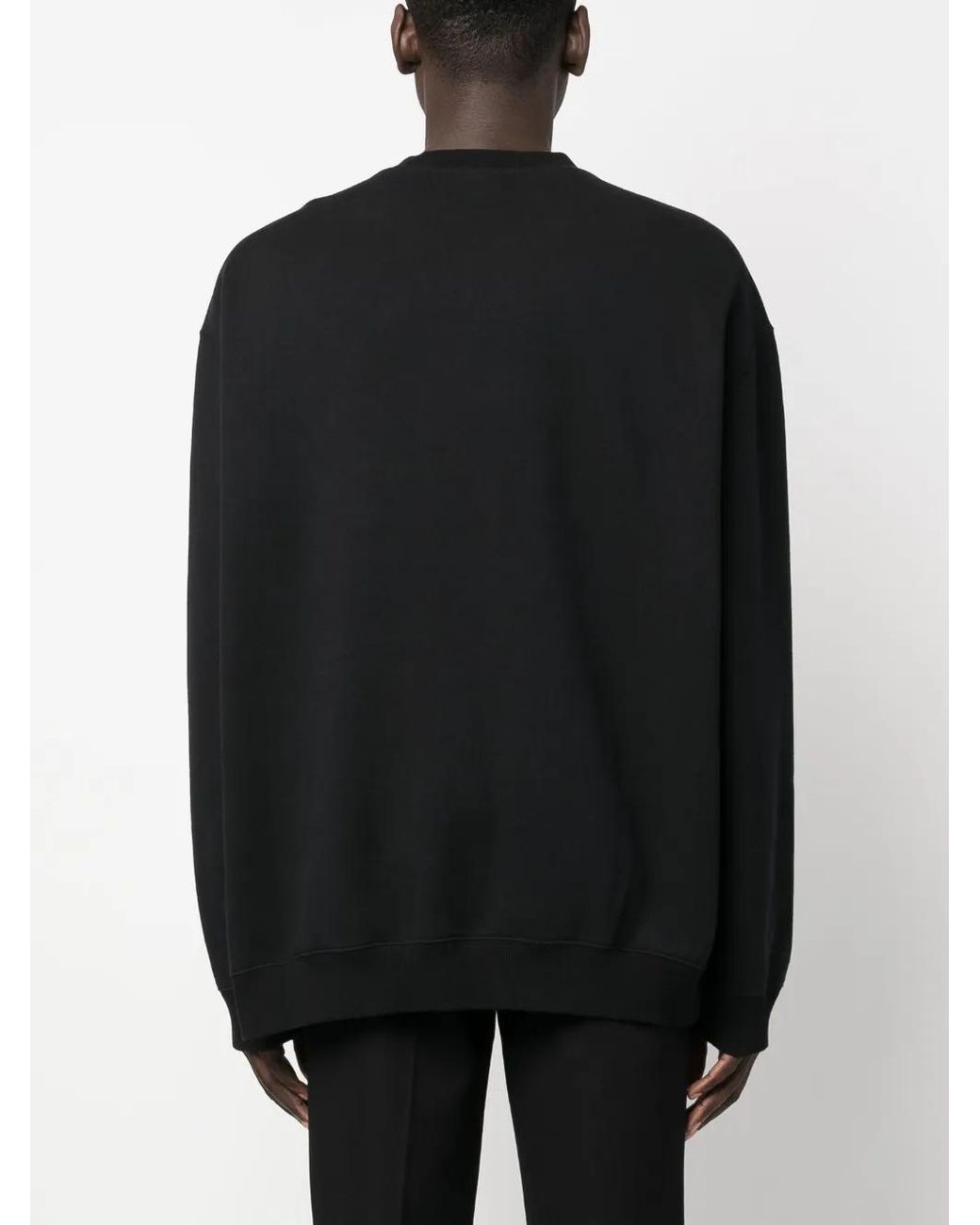 Lanvin Black Logo Sweatshirt for men