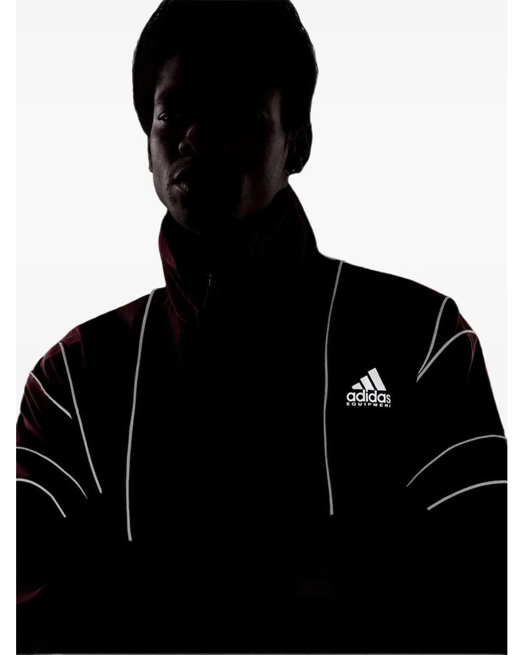 Adidas Red Equipment Piping-Detail Jacket for men