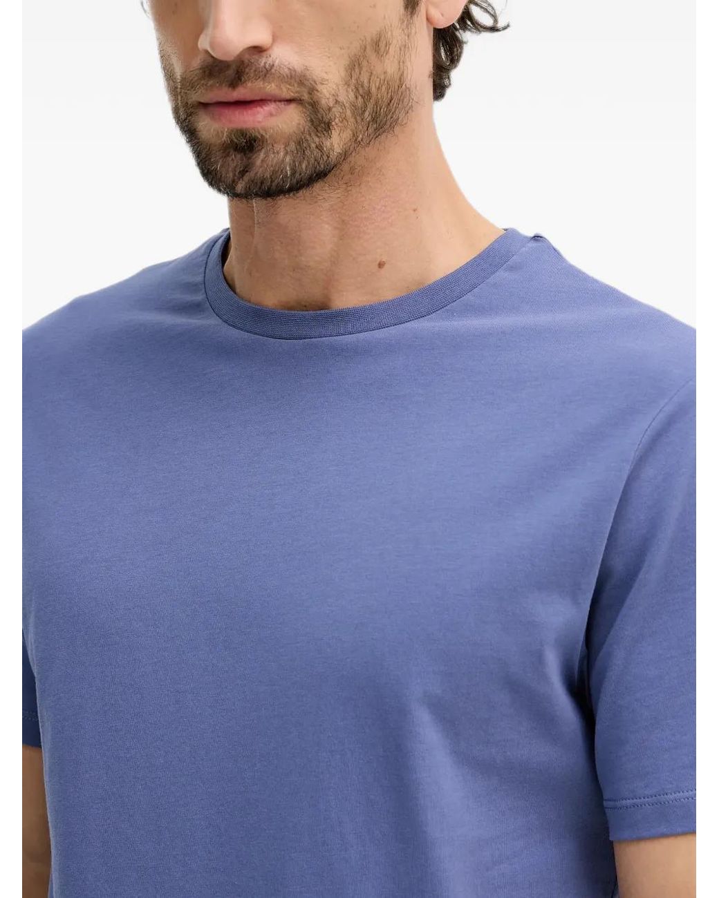 Hackett Blue Crew-Neck T-Shirt for men