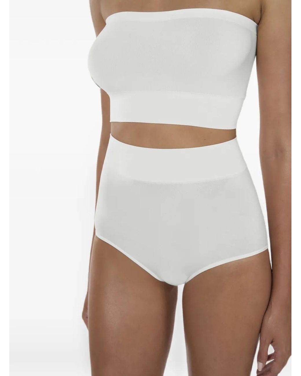 Wolford White Seamless Bandeau Bra