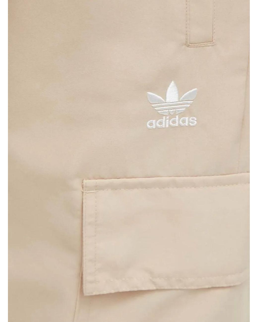 Adidas Natural Adicolor 3-Stripes Cargo Track Pants
