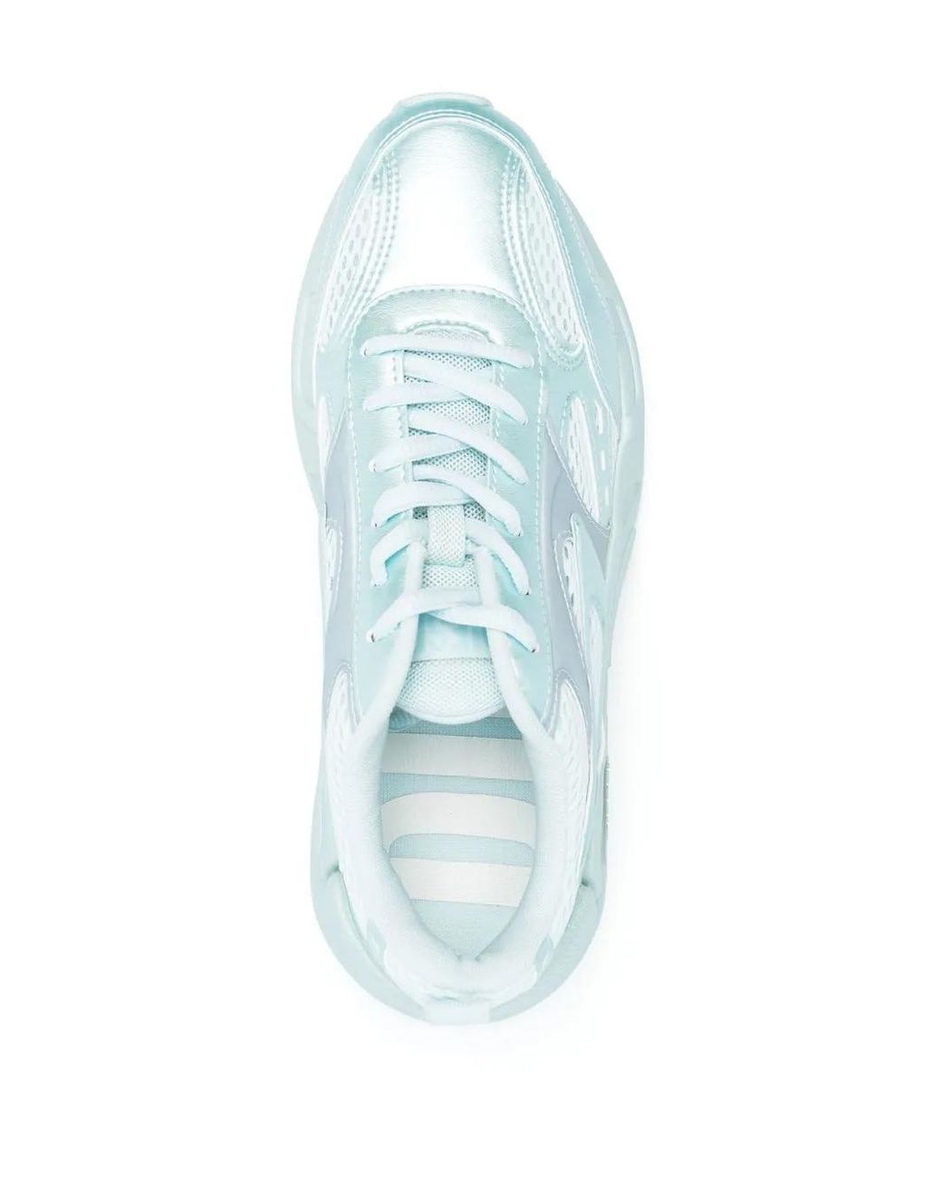 DIESEL Blue Sneakers Mit Logo-Patch