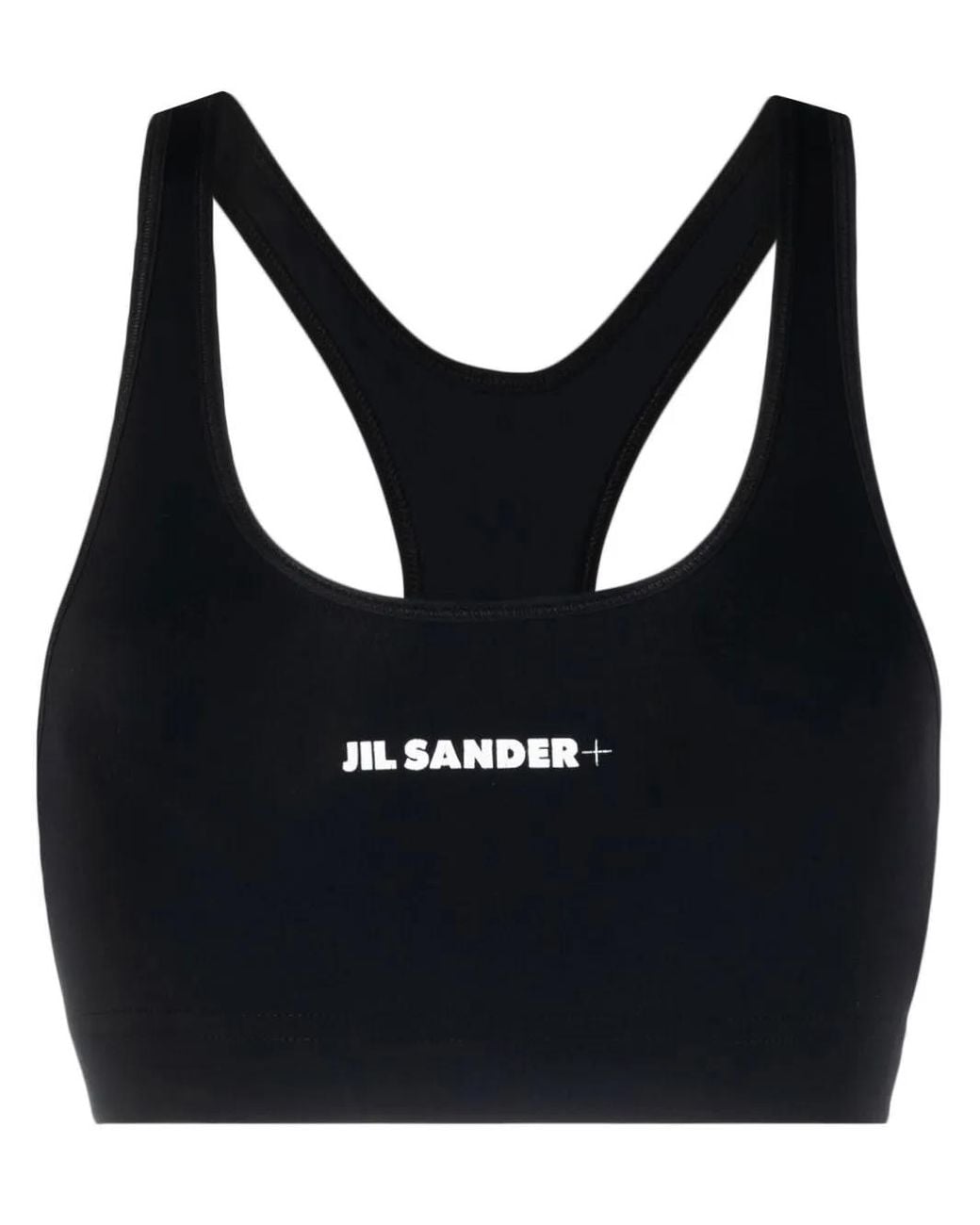 Jil Sander Black Sports Bra