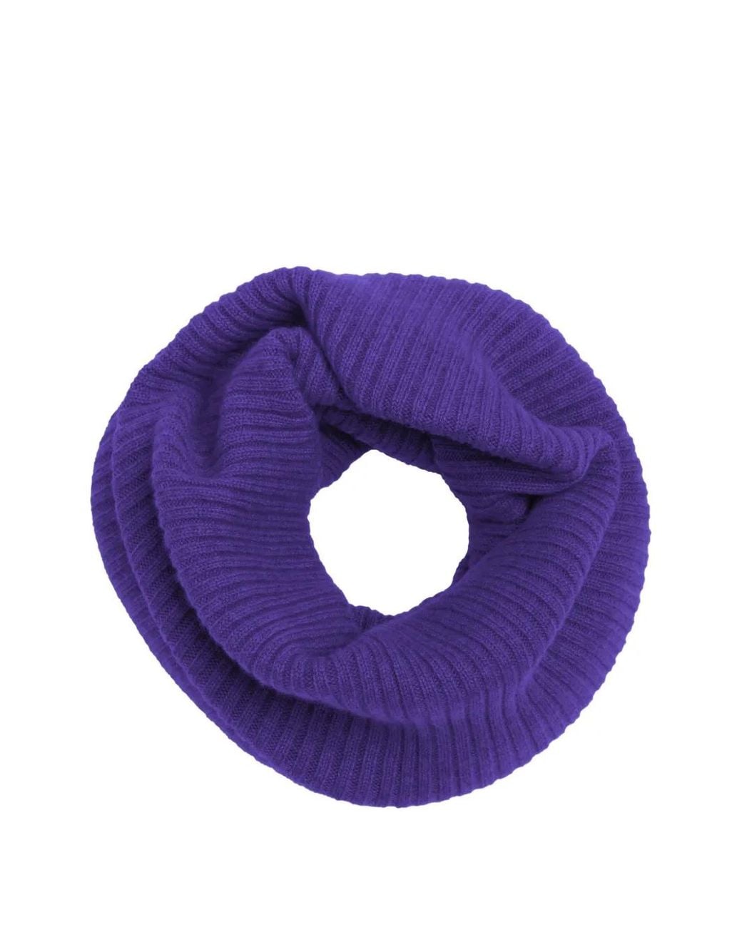 Bompard Blue Andréa Ribbed-Knit Cashmere Snood