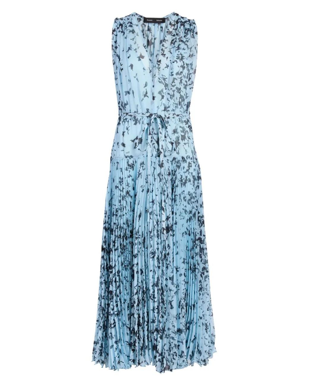 Proenza Schouler Blue Pat Dress
