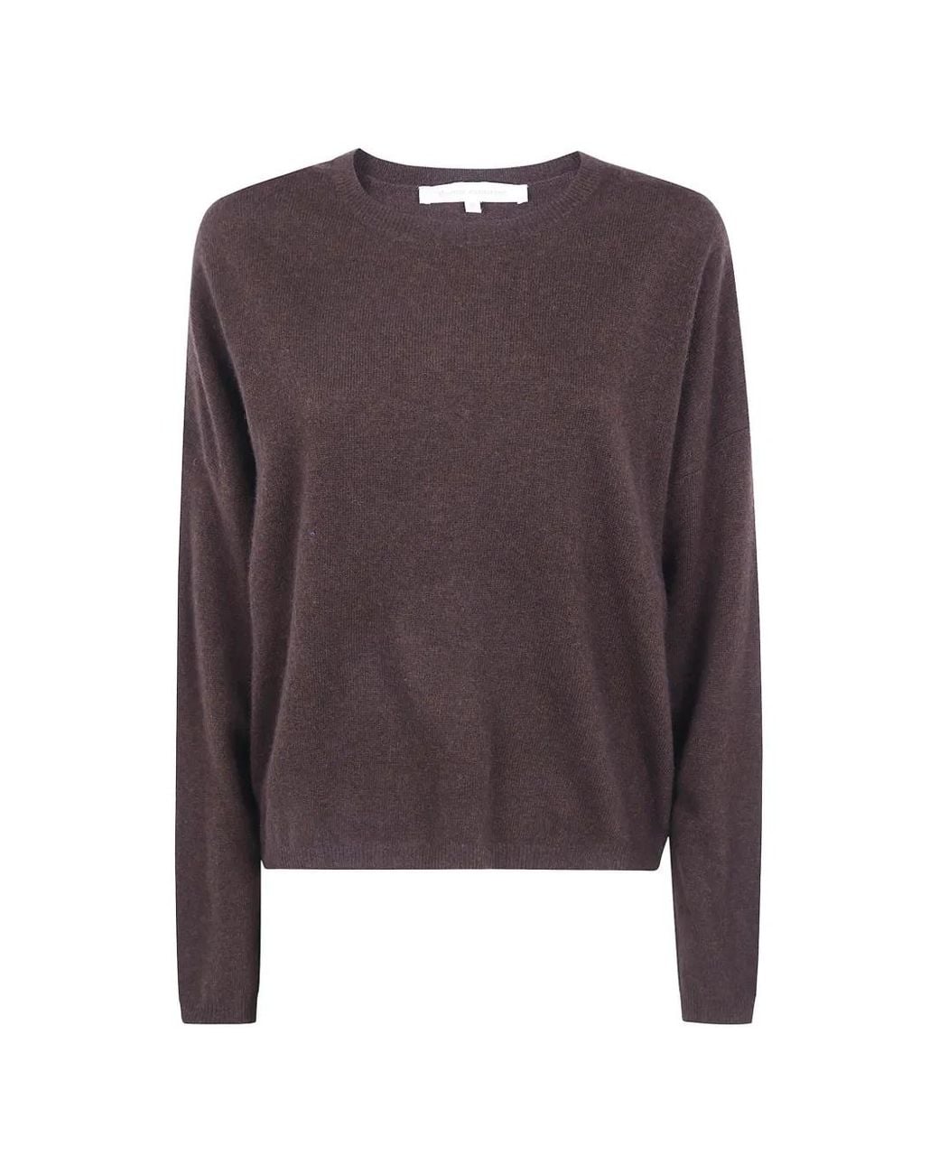 ABSOLUT CASHMERE Purple Crew-Neck Cashmere Sweater
