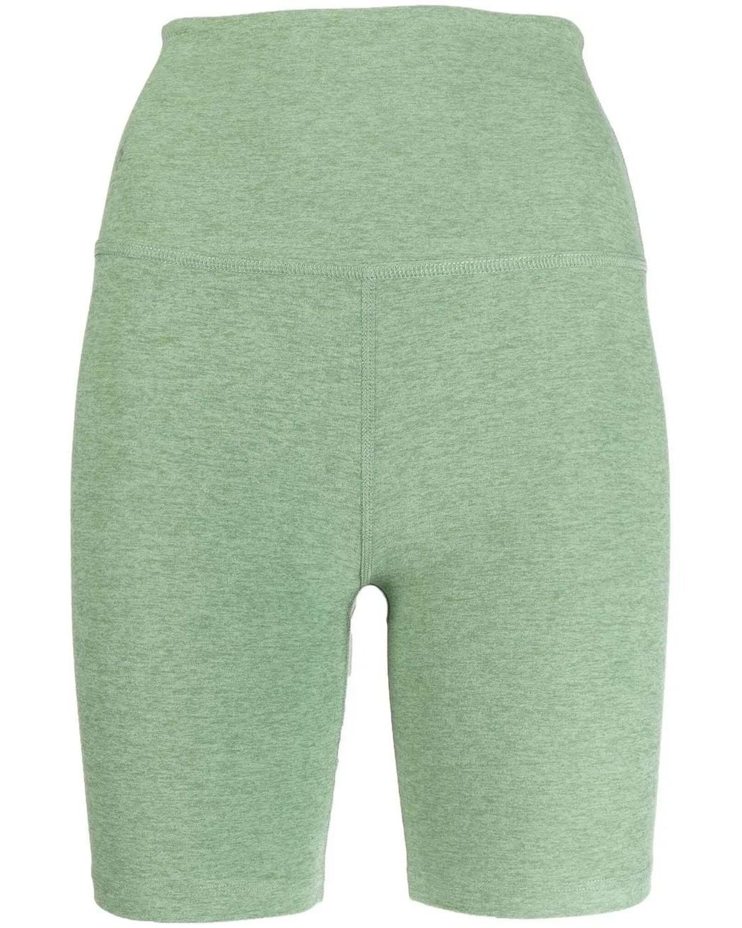 Beyond Yoga Green High-Waisted Biker Shorts