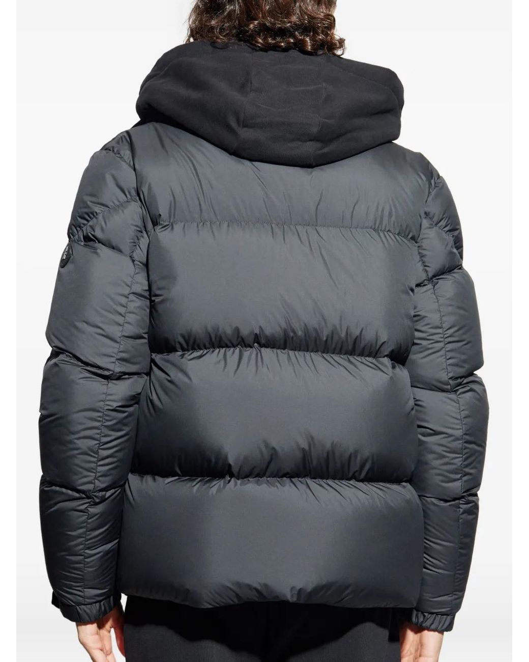 Plumífero Chinon Con Cuello Cuadrado Moncler de hombre de color Gray