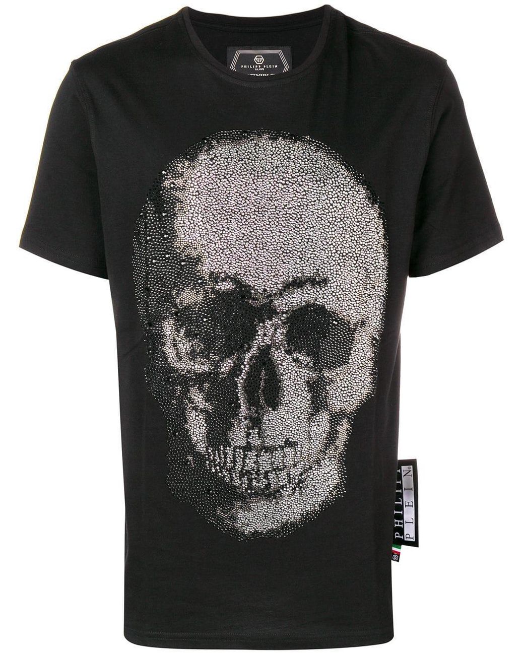Philipp Plein Crystal Skull T shirt in Black for Men Lyst UK