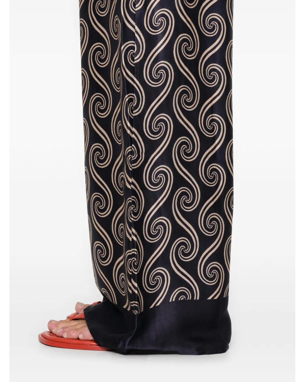 Faithfull The Brand Blue Jensen Pattern Trousers