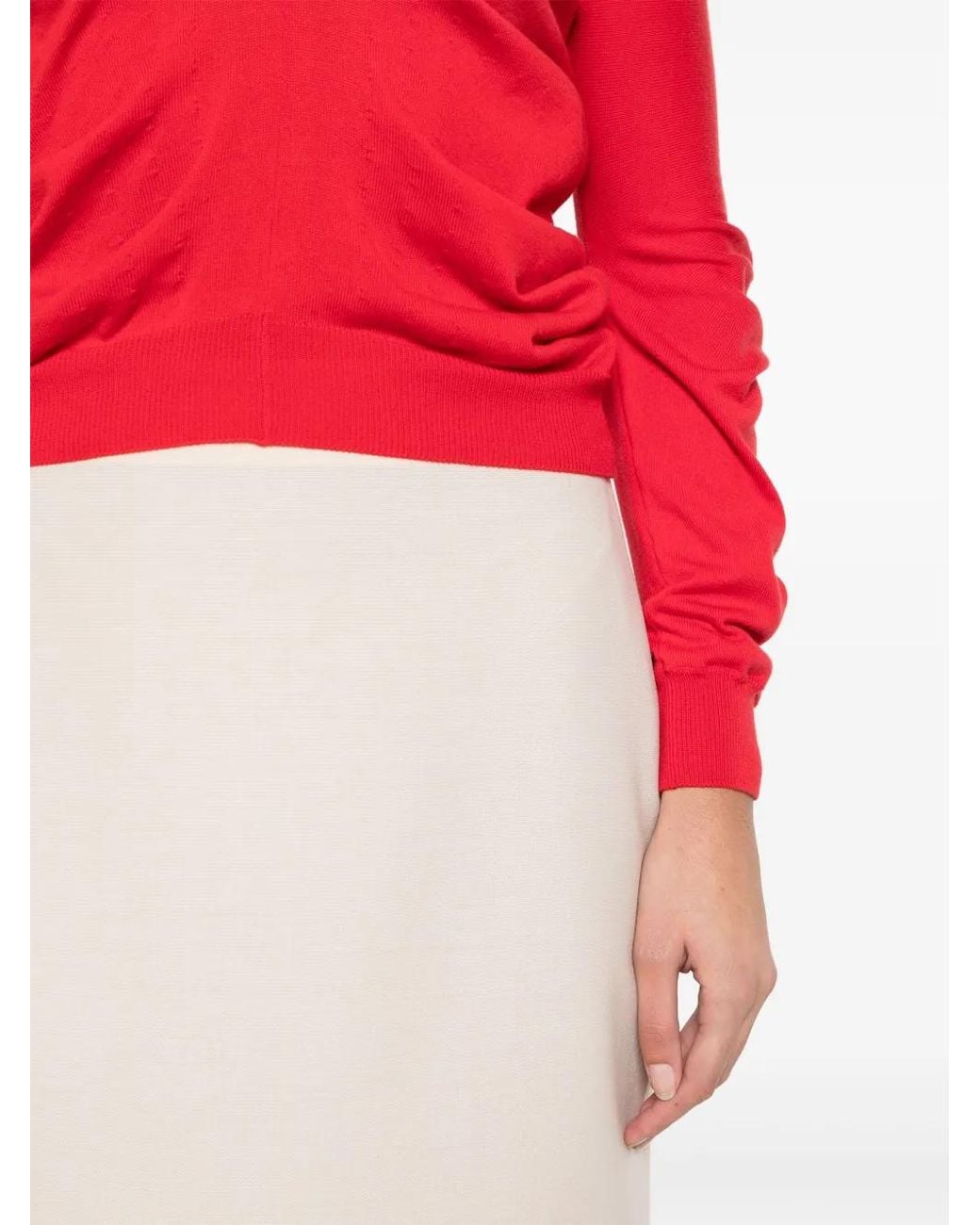 The Row White Bartellette Pencil Skirt