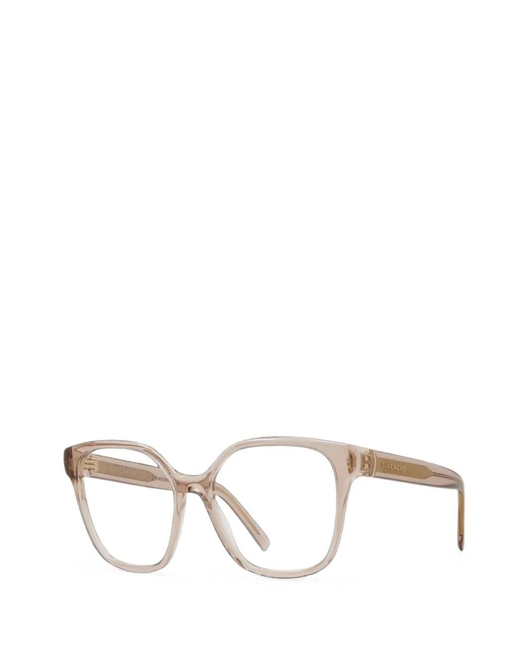 Givenchy Natural Geometric-Frame Glasses
