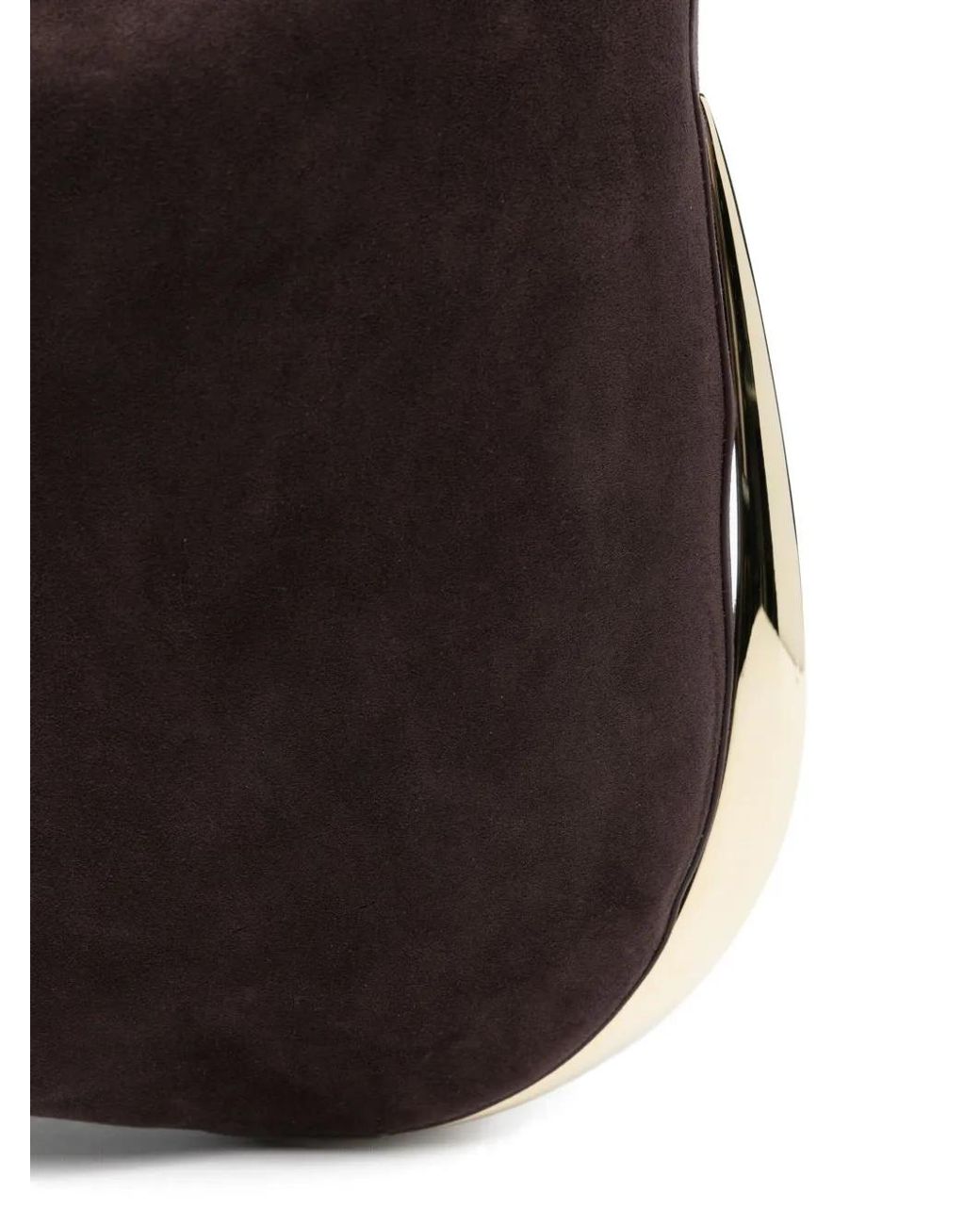 Benedetta Bruzziches Black Suede Shoulder Bag