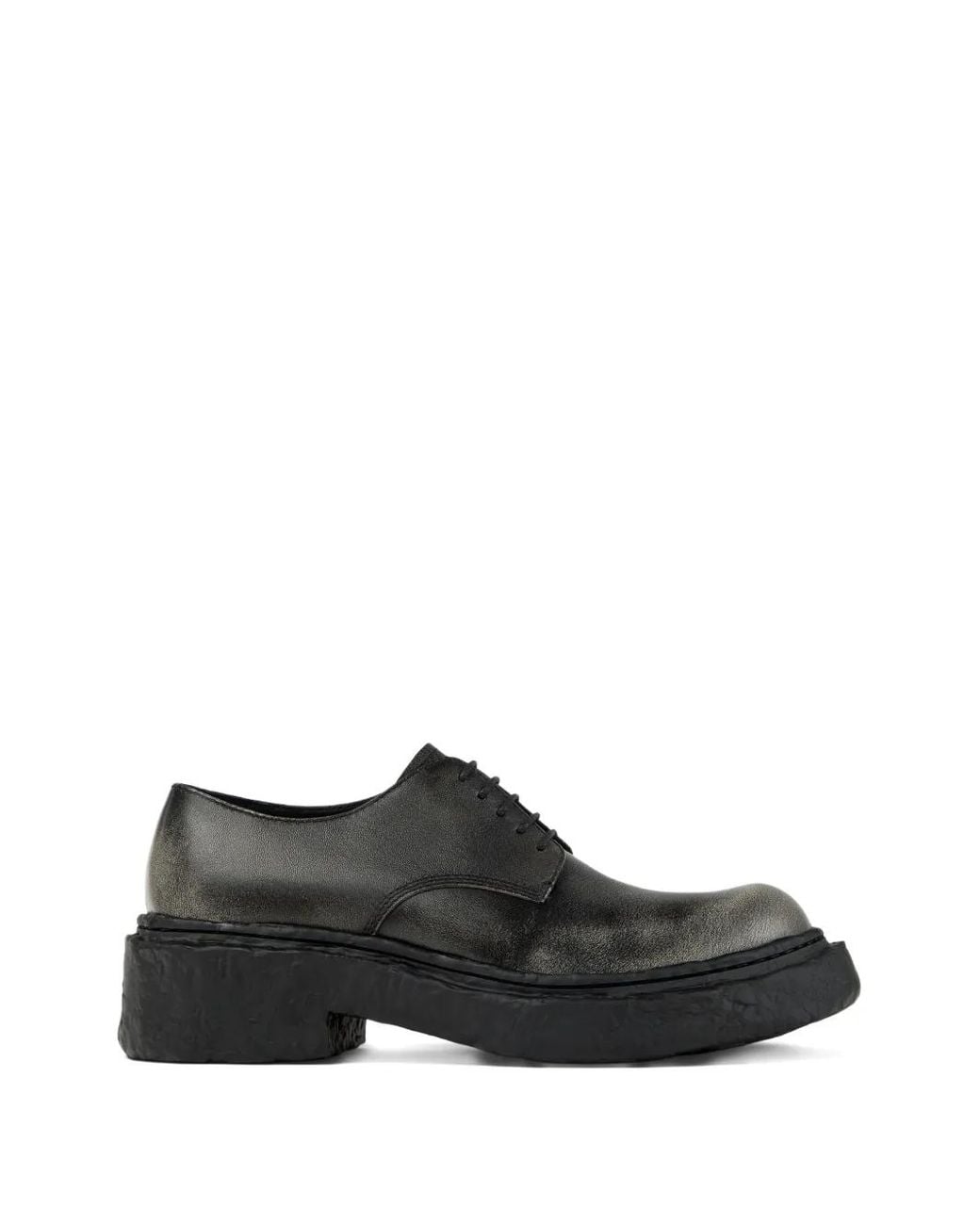 CAMPERLAB Black Smooth Leather Lace-Up Shoes Vamonos
