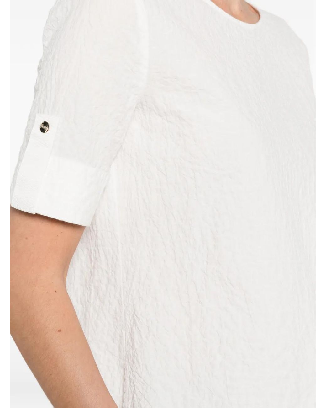 Herno White Cotton Elastane Polyester Shirt