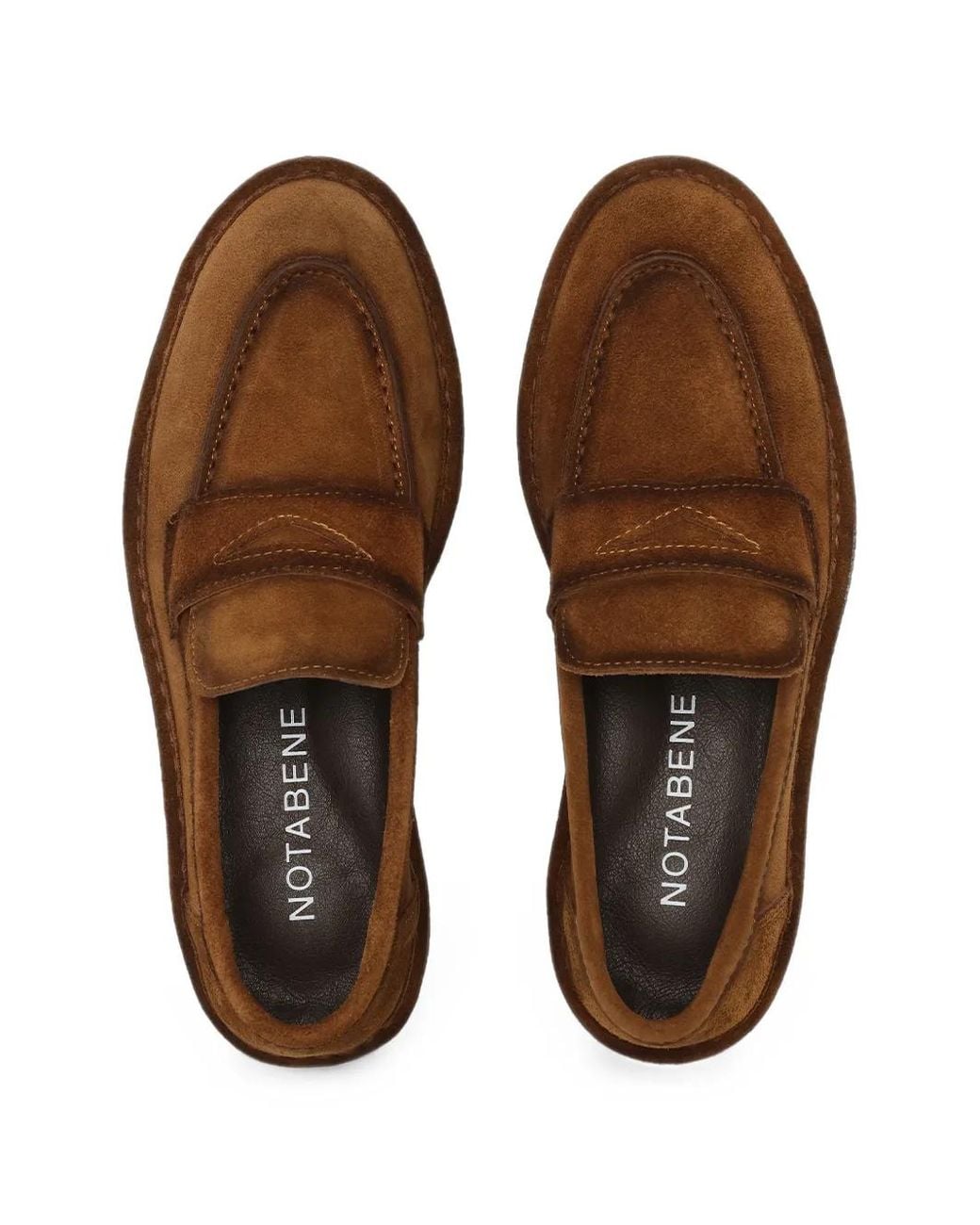 Notabene Brown Lunelle Penny Loafers