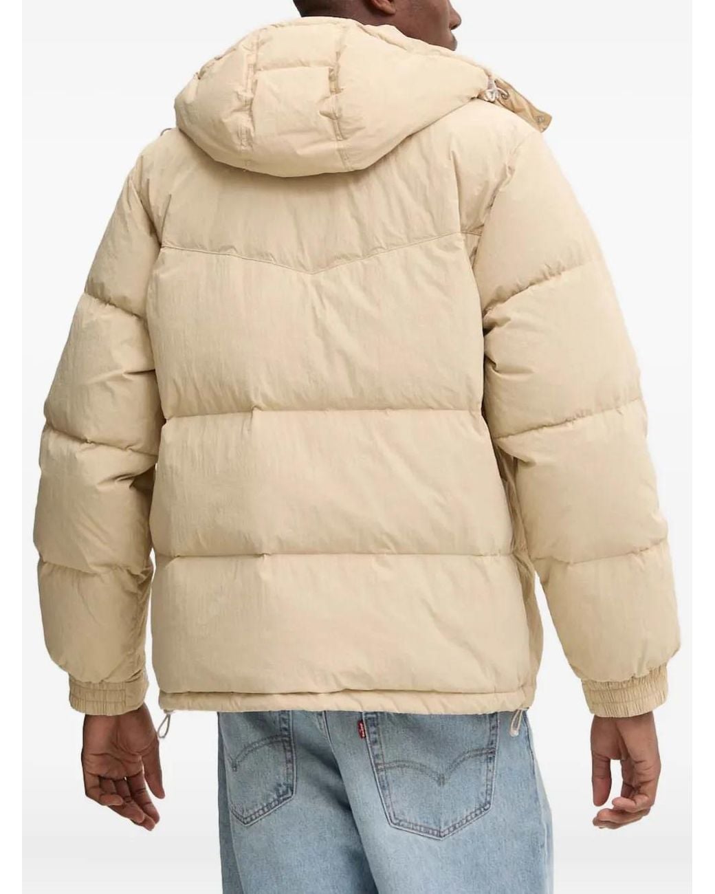 Levi's Natural Rockridge Hooded Puffer Jacket for men