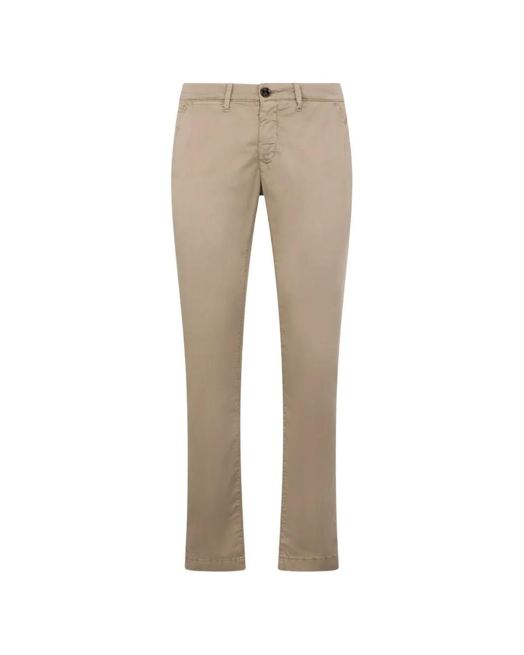 Moorer Geknöpfte Hose in Natural für Herren