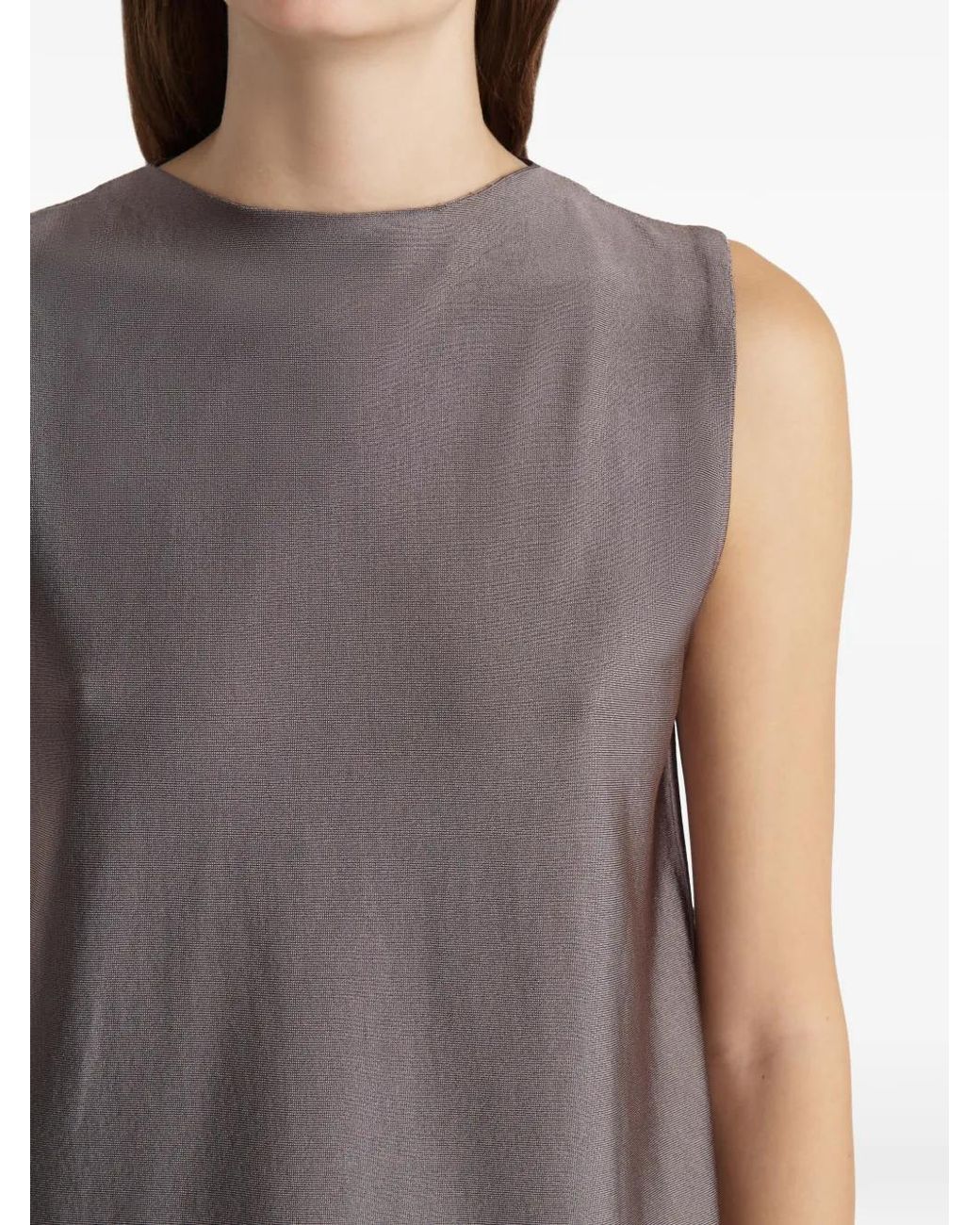 Khaite Brown Tora Top