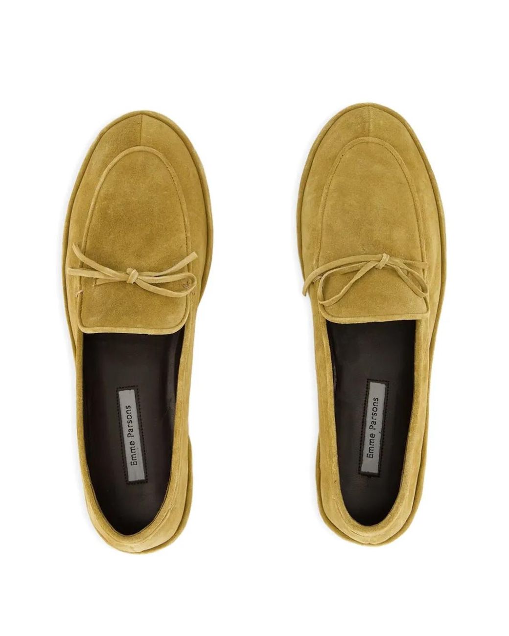 Emme Parsons Green Suede Bow Ballet Flats