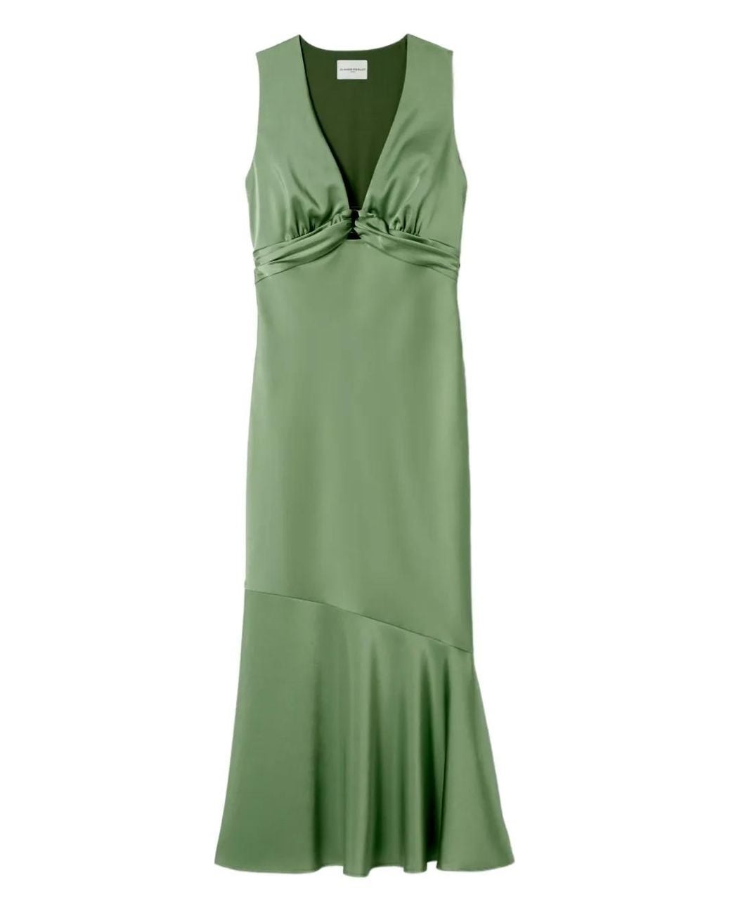 claudie pierlot green dress Aquamarine Wedding Dress Audrey – Olivia Bottega main image 0
