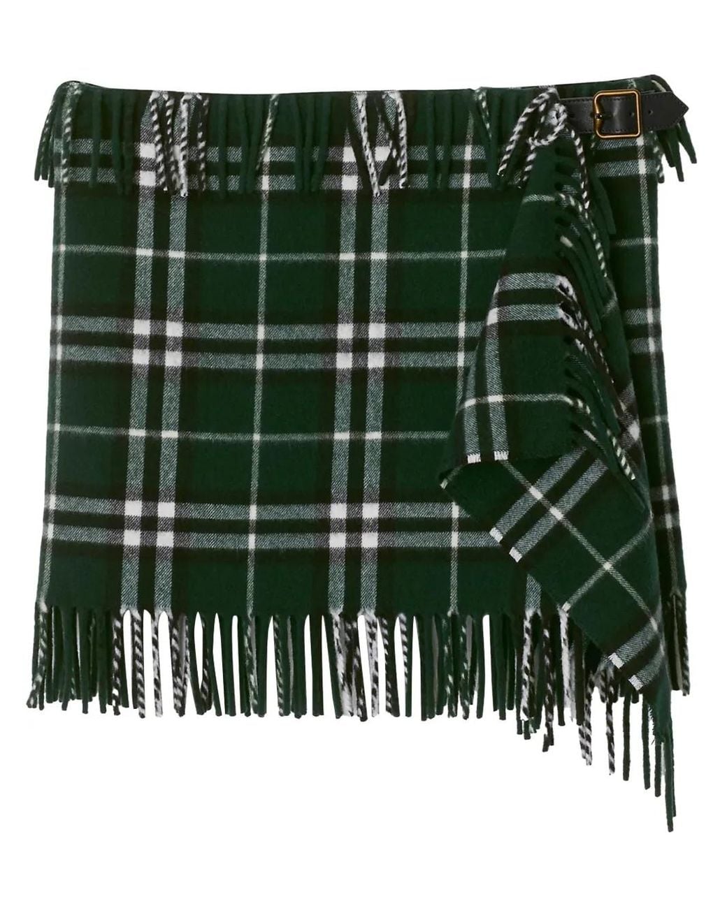 Burberry Geruite Mini-Rok in het Green