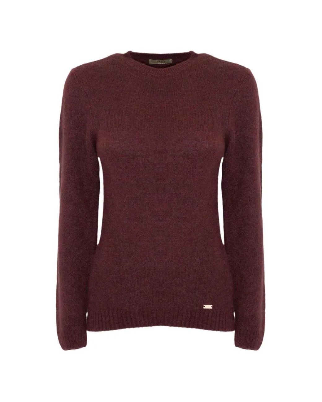 PHO® Firenze Purple Logo-Plaque Sweater