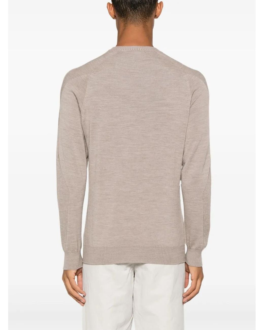 Sease Gray Whole Sweater for men