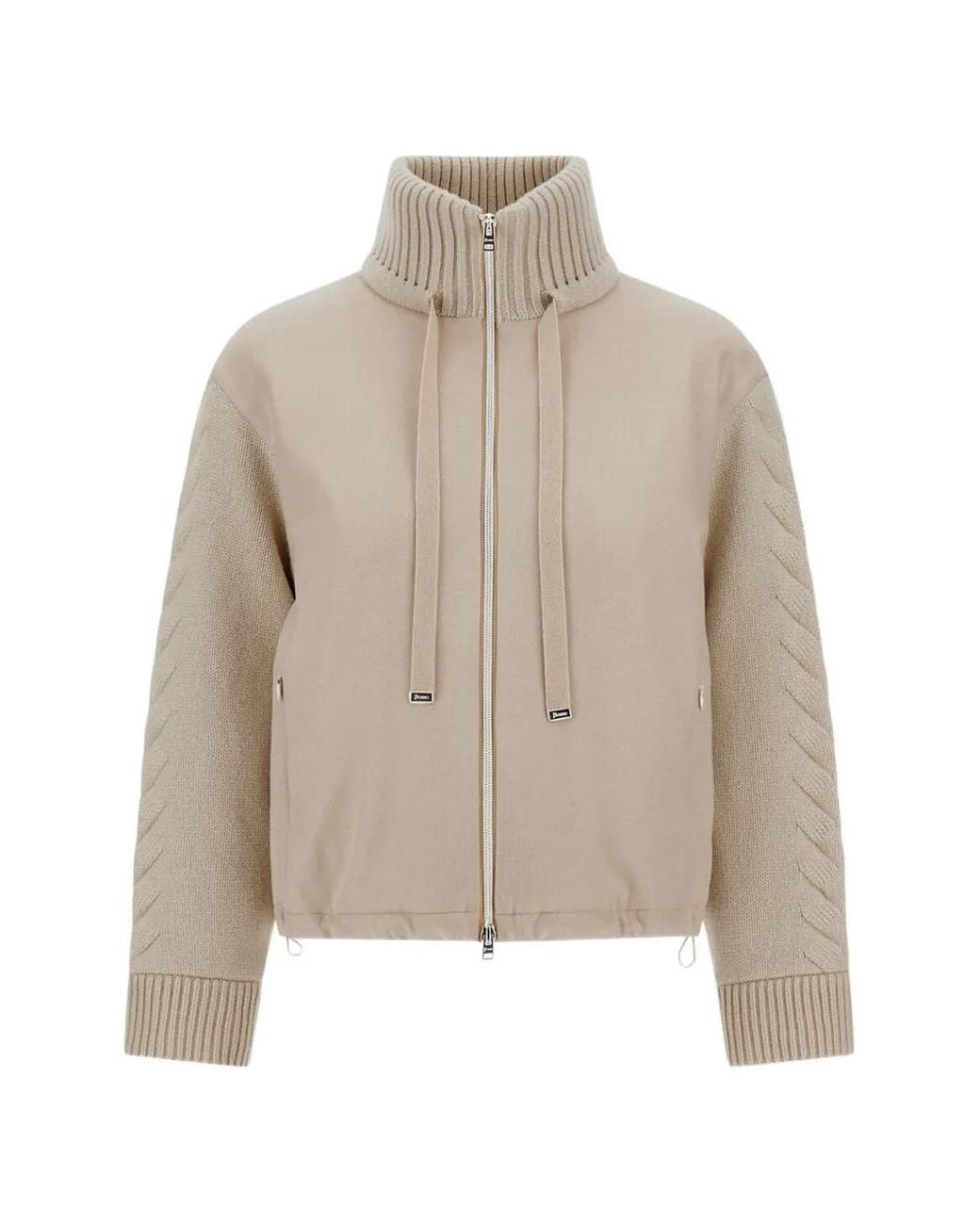 Herno Natural Resort Cable-Knit Jacket