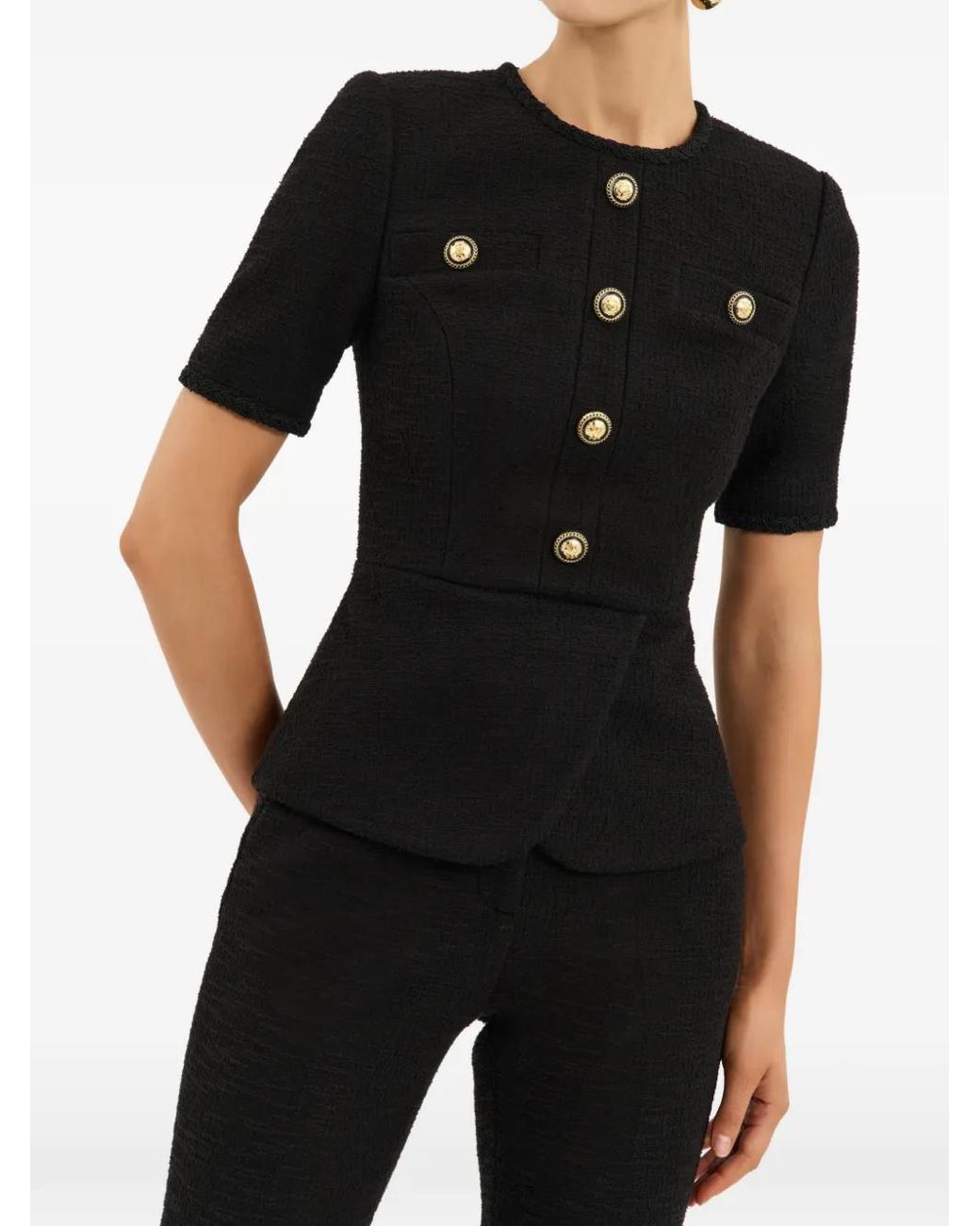 Rebecca Vallance Black Elvie Top