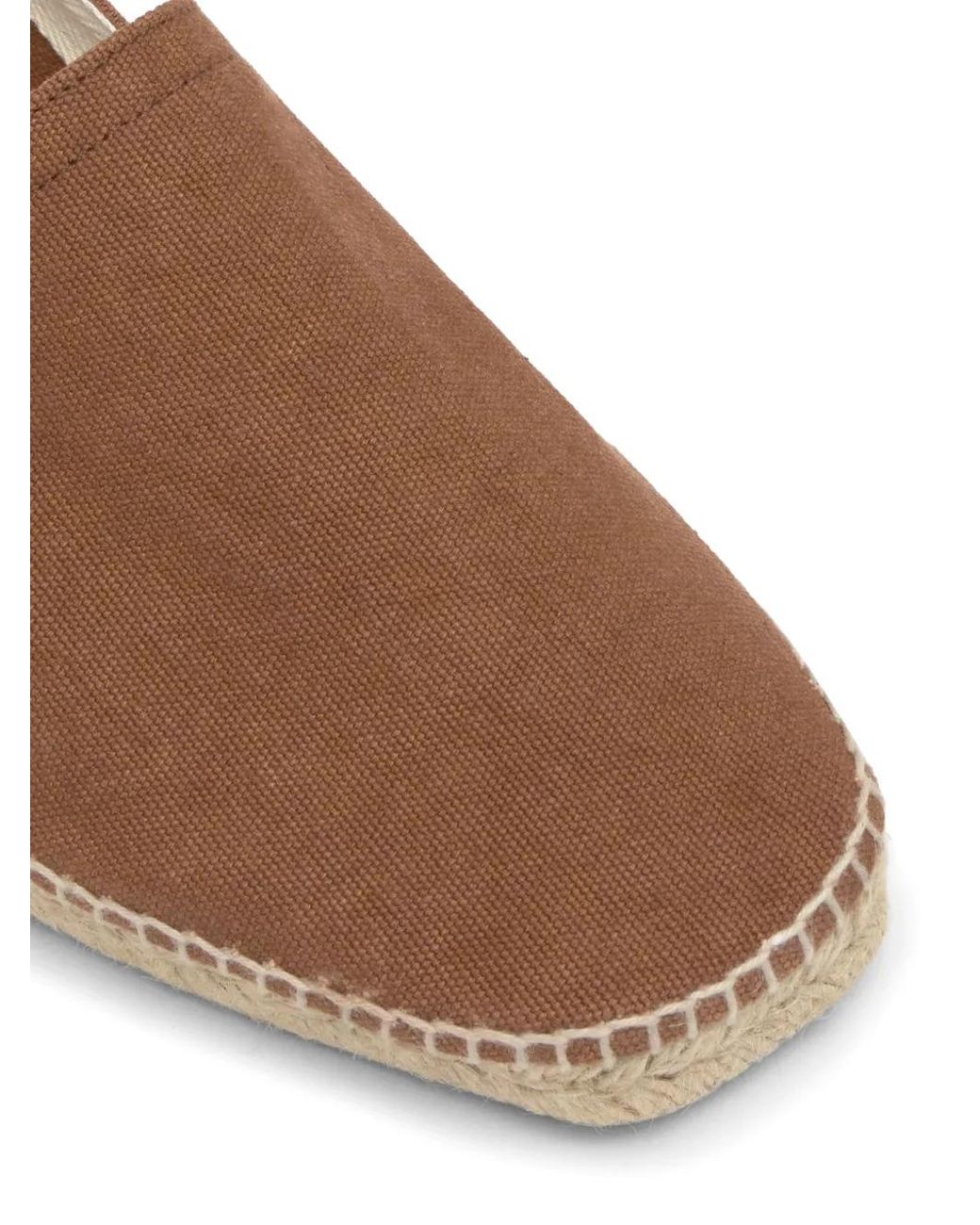 Castaner Brown Pablo Canvas Slip-On Espadrilles for men