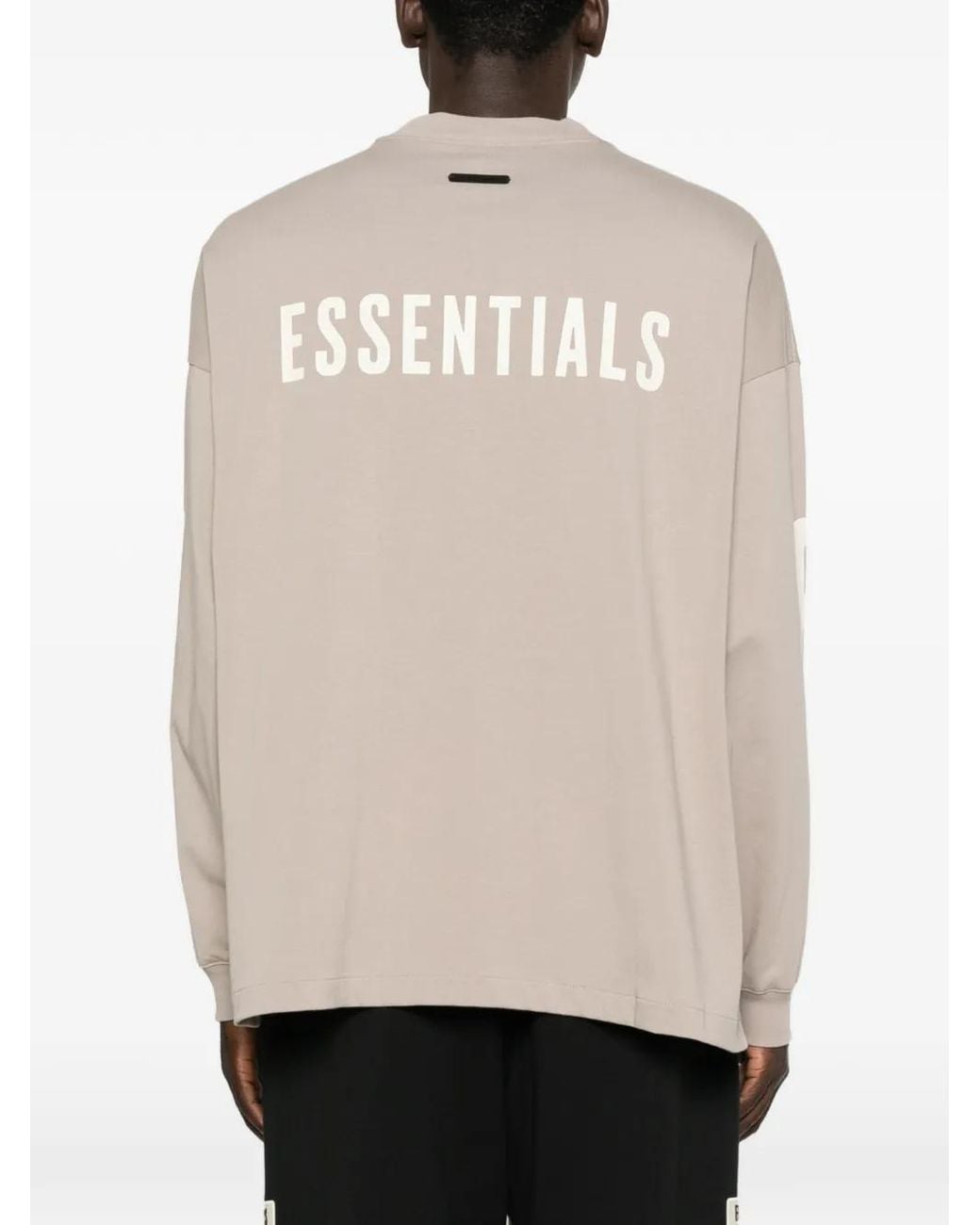 Fear Of God Natural T-Shirt À Logo Imprimé for men