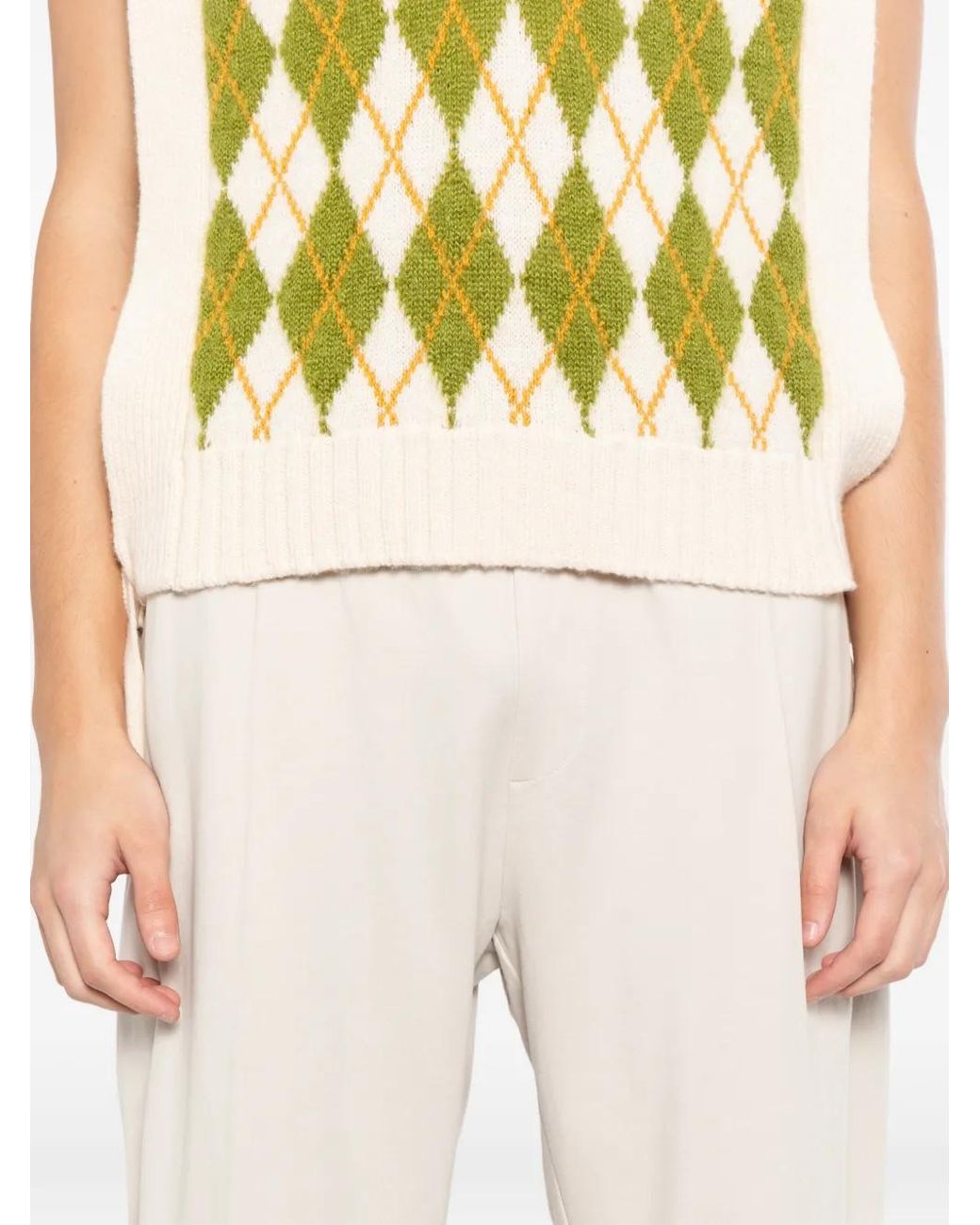CROQUIS White Tapered Drawstring Trousers for men