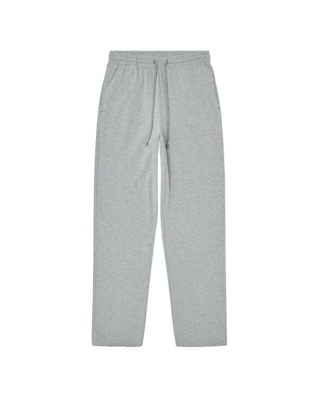 DIESEL Gray Peached Drawstring Cotton Track Pants