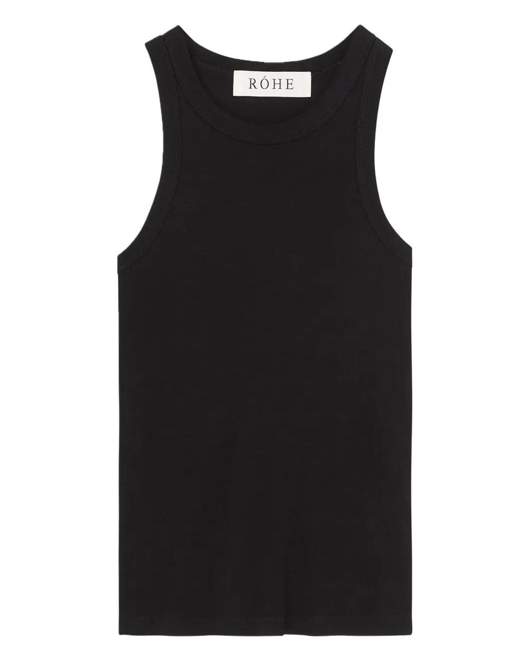 Rohe Black Haut Côtelé À Dos Nageur