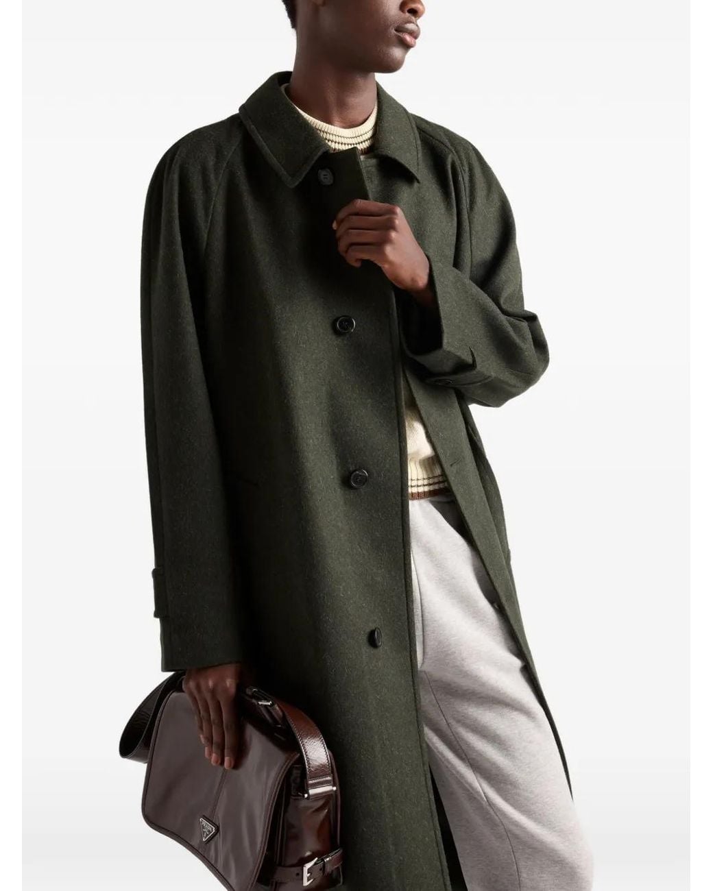 Soprabito di Prada in Black da Uomo