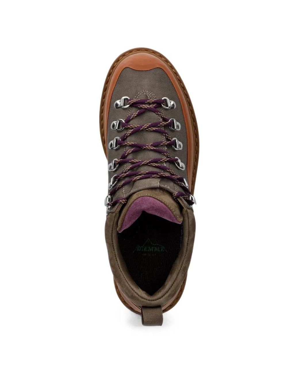 Diemme Brown Roccia Basso Sport Panelled Hiking Boots for men