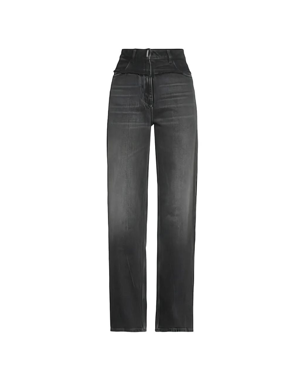 Givenchy Black Oversized High-Rise Jeans