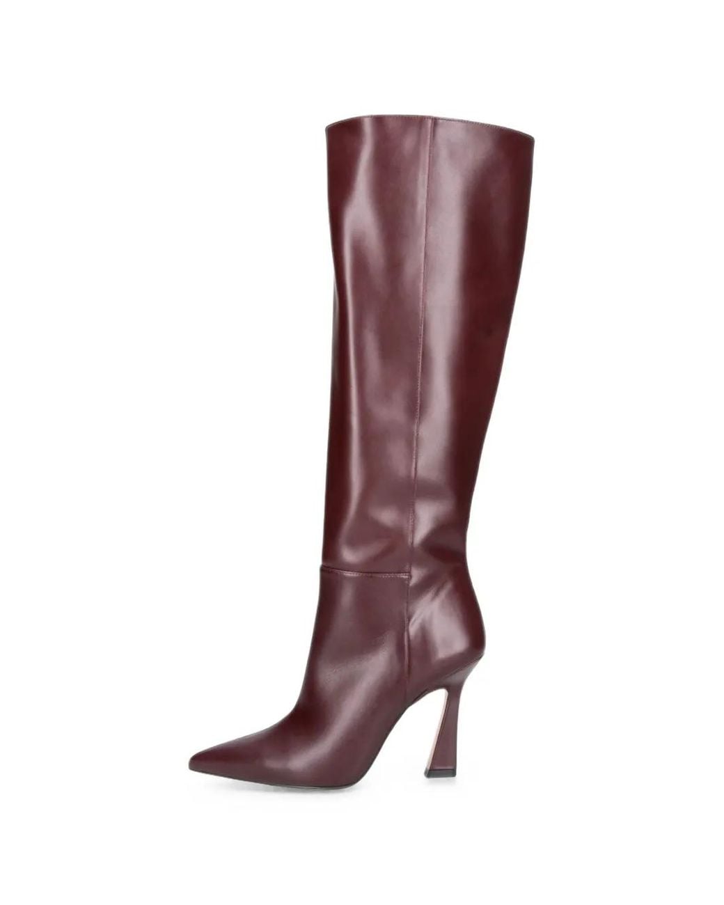 Stuart Weitzman Brown Pointed-Toe Knee-High Boots