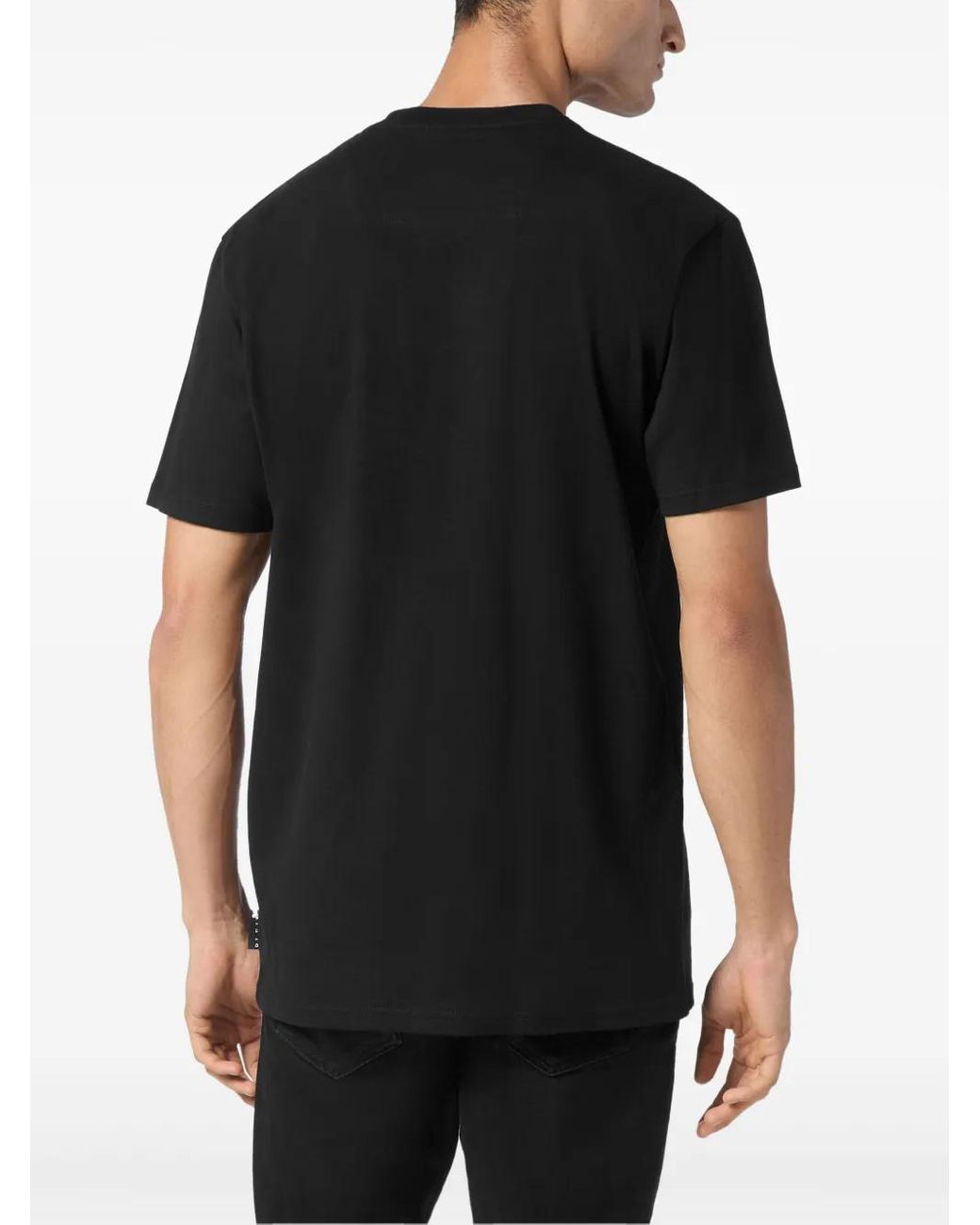 Philipp Plein Black Cars Racing T-Shirt for men