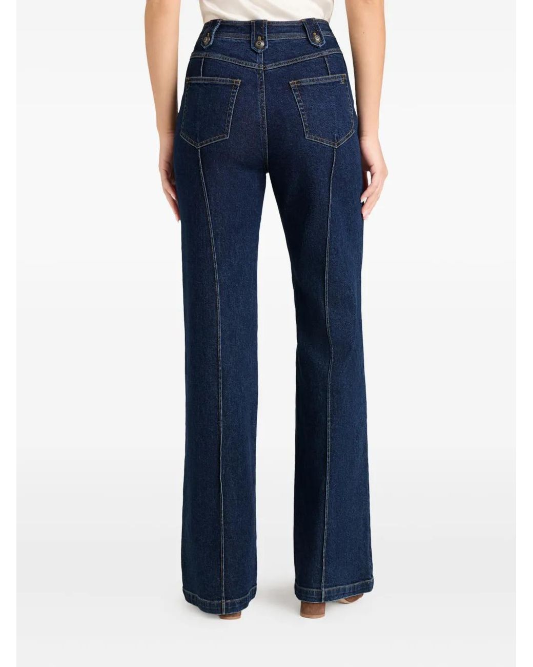 Cinq À Sept Blue Niko Seam Trousers